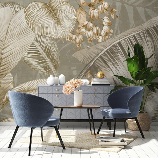 Обои для стен  Faboie Silk Painting I F-SN1002  2