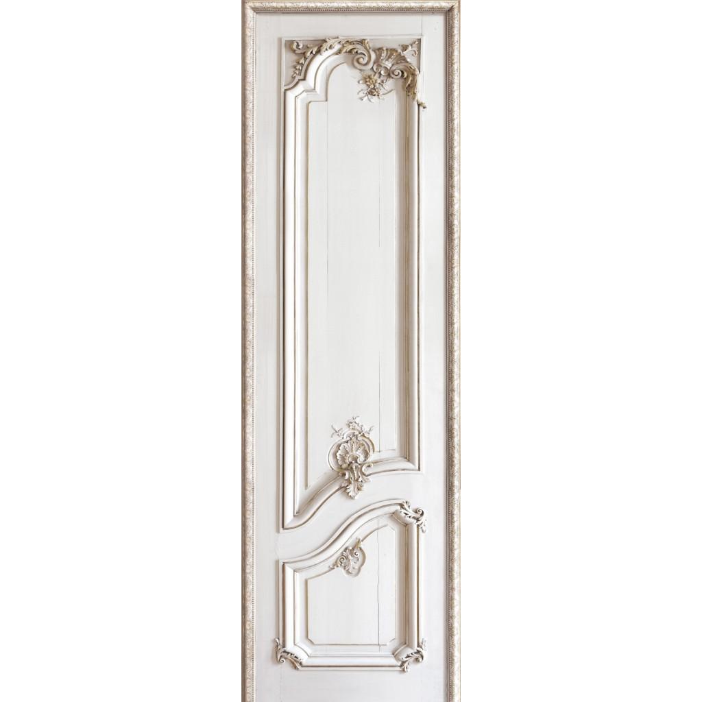Обои для стен Koziel Trompe-l'œil doors left-door-with-haussmann-style-panelling (3) 