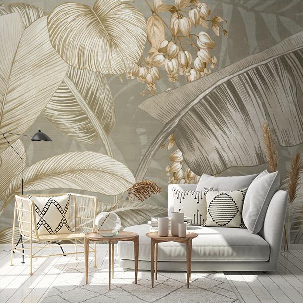 Обои для стен  Faboie Silk Painting I F-SN1002  1