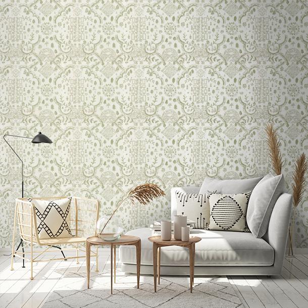 Обои для стен  Sanderson Highgrove Wallcoverings 217511  1