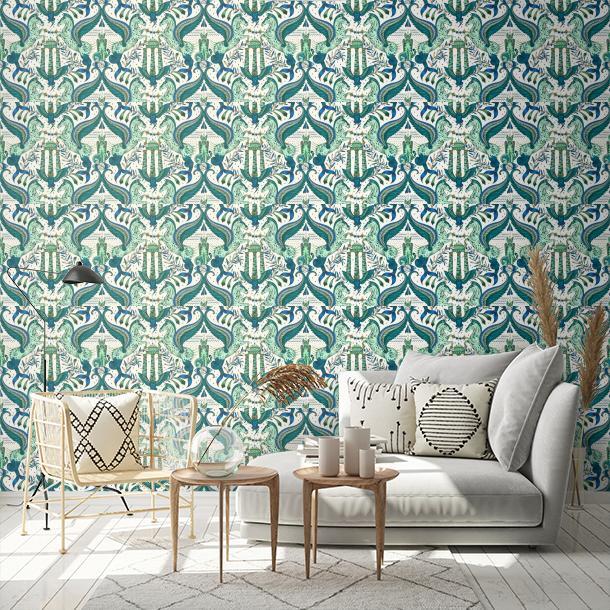 Обои для стен  Clarke&Clarke Mythica Wallcoverings W0215-01  1