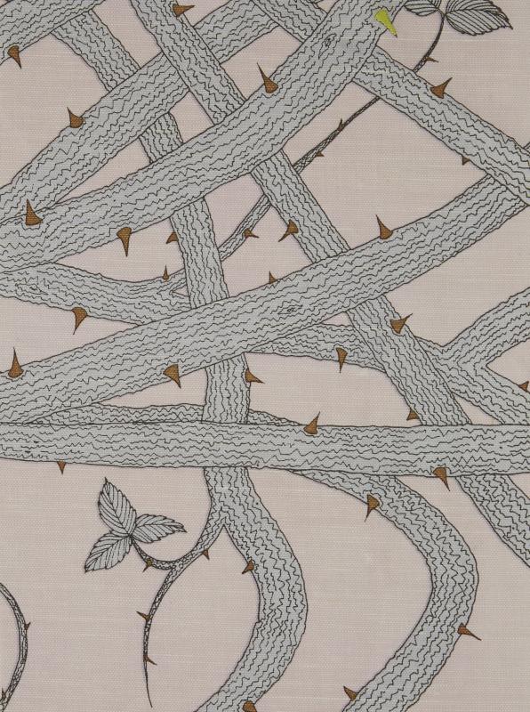 Ткань Abigail Edwards Abigail’s first fabrics collection Brambleweb Linen Union Fabric Nude 