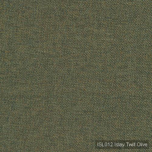 Ткань The Isle Mill Hebrides ISL012 Islay Twill Olive 