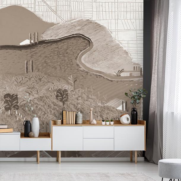 Обои для стен  Faboie Silk Painting II F-SN22002  5