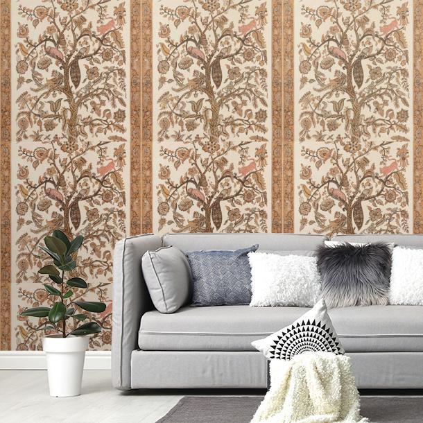 Метражные обои для стен  Zoffany Indienne Wallcoverings 313141  3