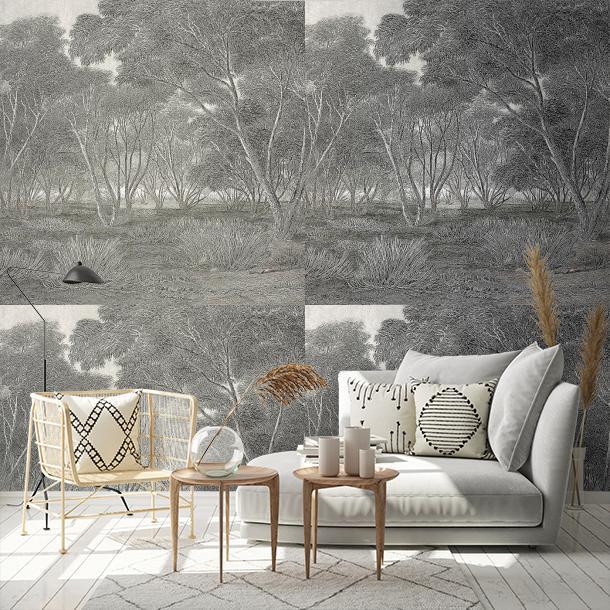 Обои для стен  Faboie Whispering In The Jungle F-WJ6001  1