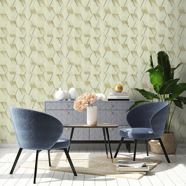 Обои для стен Zoffany Rhombi Vinyl Wallcoverings 312896  2