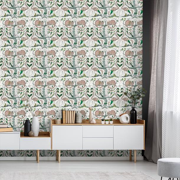 Обои для стен  Clarke&Clarke Mythica Wallcoverings W0219-03  5