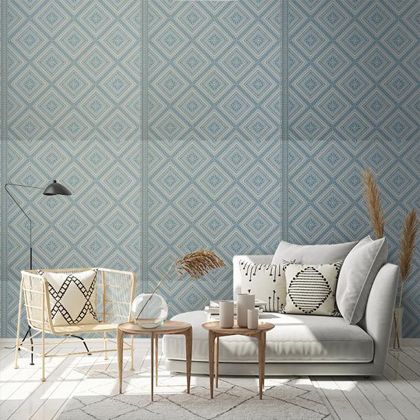 Метражные обои для стен  Zoffany Indienne Wallcoverings 313122  1
