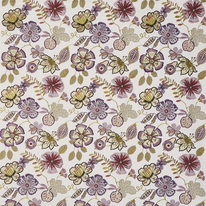 Ткань Prestigious Textiles Rainforest 3577 passion flower_3577-296 passion flower orchid 