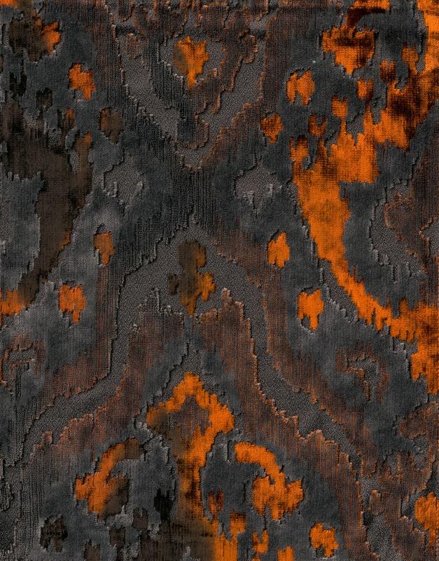Ткань Coordonne Baroque CHIAOSCURO-FIRE 