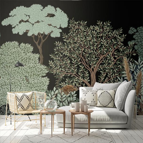 Обои для стен  Faboie Silk Painting I F-SN4005  1