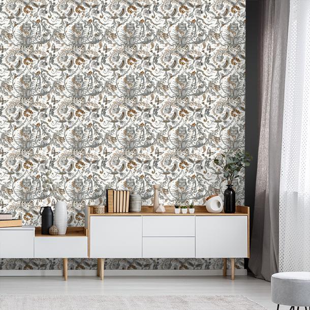 Обои для стен  Clarke&Clarke Mythica Wallcoverings W0213-01  5