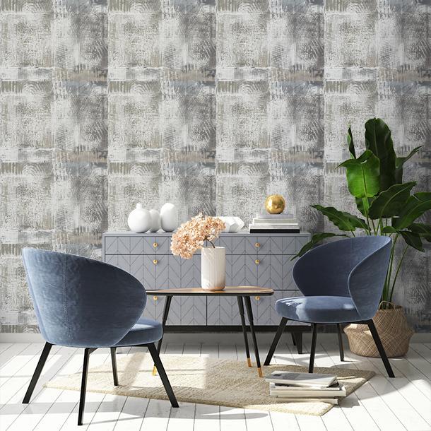 Метражные обои для стен  Omexco Moonstone mne3001  2