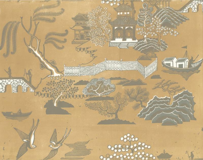 Обои для стен  Hamilton Weston The Marthe Armitage wallpapers Willow-Sunshine 