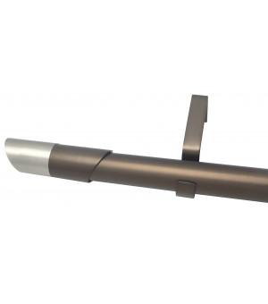 Карниз   kit-cylindre-moka-nickel-brosse-120-210-d28-25 