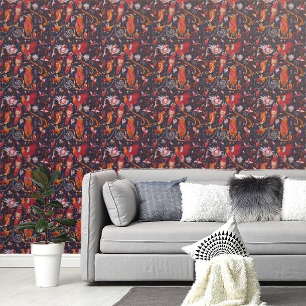 Обои для стен  Clarke&Clarke Mythica Wallcoverings W0217-04  3