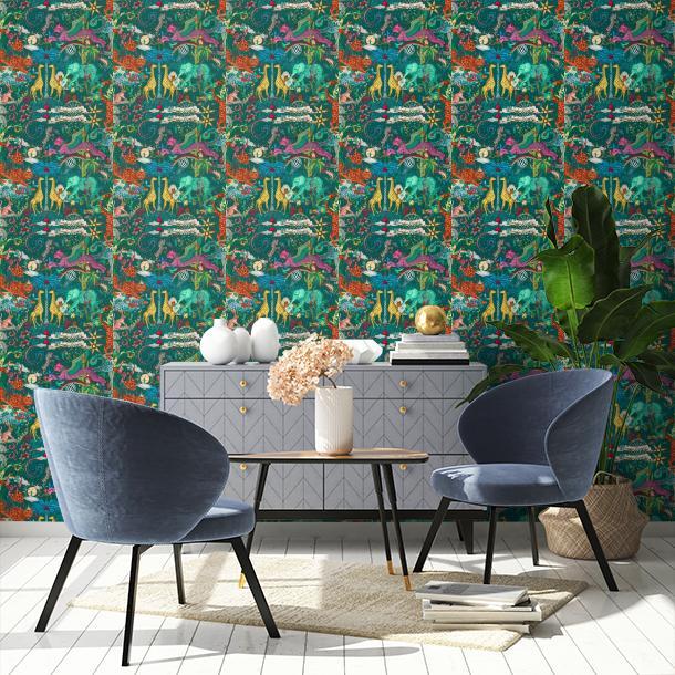 Обои для стен  Clarke&Clarke Mythica Wallcoverings W0216-05  2