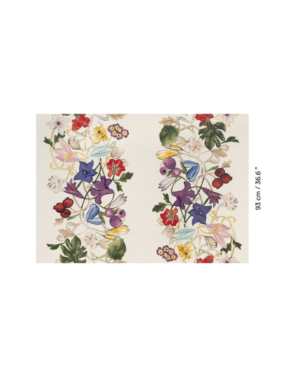 Ткань Dedar About Flowers ABOUT__001  купить в Москве по выгодной цене|Интернет-магазин дизайнерских решений Decorwall 1