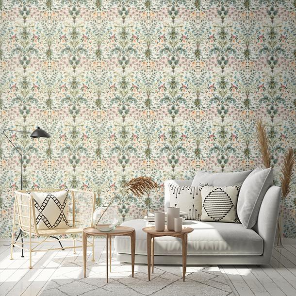 Обои для стен  Clarke&Clarke Secret Garden Wallpaper W0196-03  1