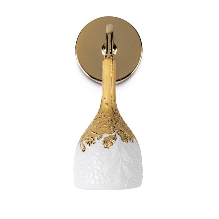    Naturofantastic. Wall Sconce. White and Gold 