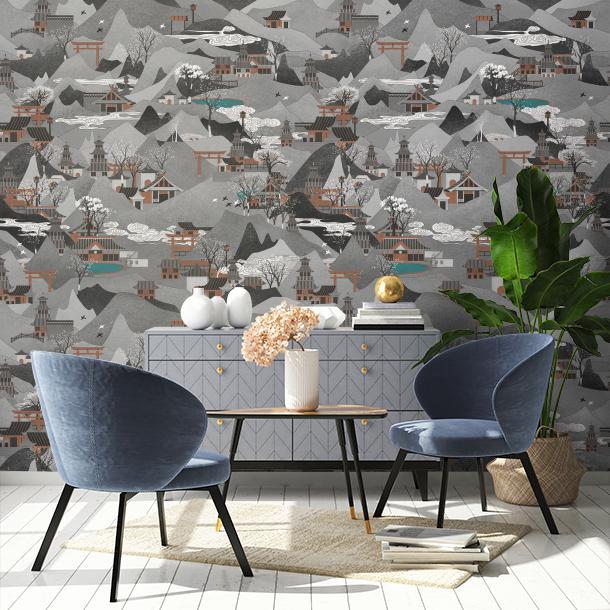 Обои для стен  Faboie Chinoiserie F-CN1803  2