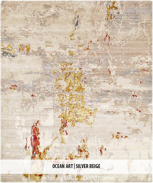 Ковер Vartian Carpets  OCEAN+ART_SILVER+BEIGE 