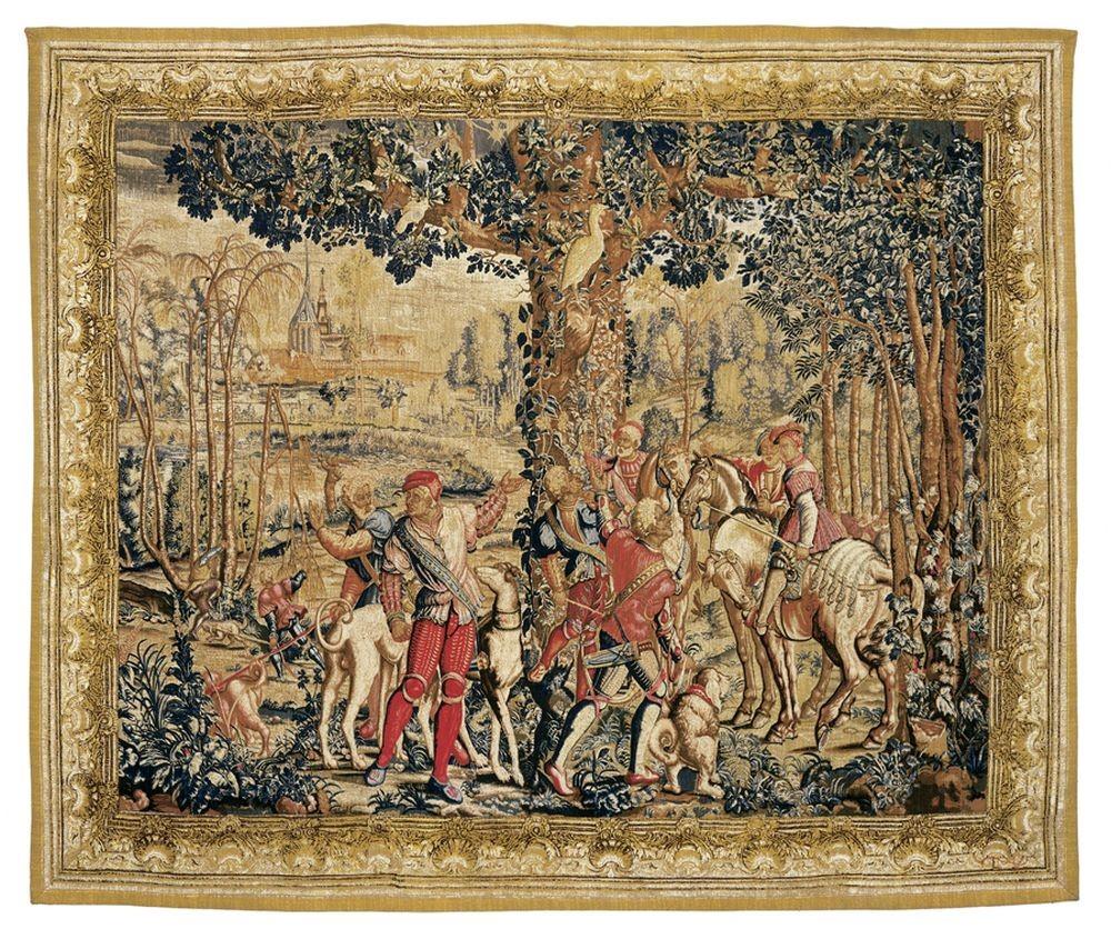   Гобелен Renaissance SS1064_Chasse_de_Maximilien_Le_Rendez-vous_163x196cm_6 