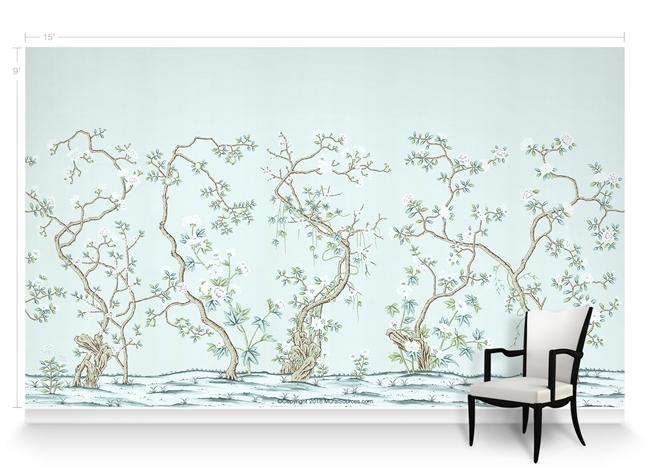 Обои для стен MuralSources Chinoiserie murals CH-120-MS1-2T 