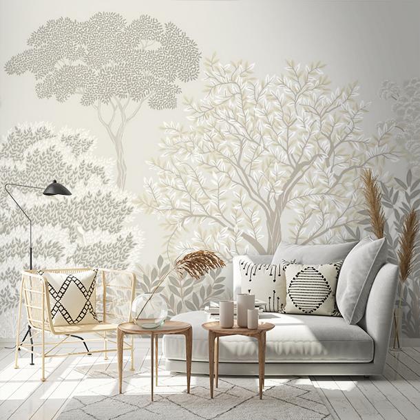 Обои для стен  Faboie Silk Painting I F-SN4003  1