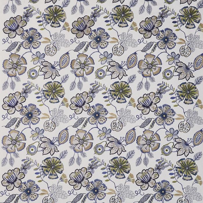 Ткань Prestigious Textiles Rainforest 3577 passion flower_3577-705 passion flower indigo 