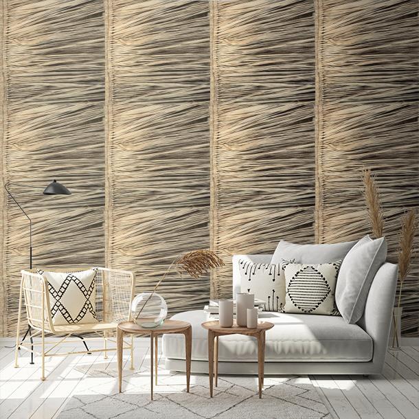 Метражные обои для стен  Raffia Wallcovering 3 WRA_09_21  1