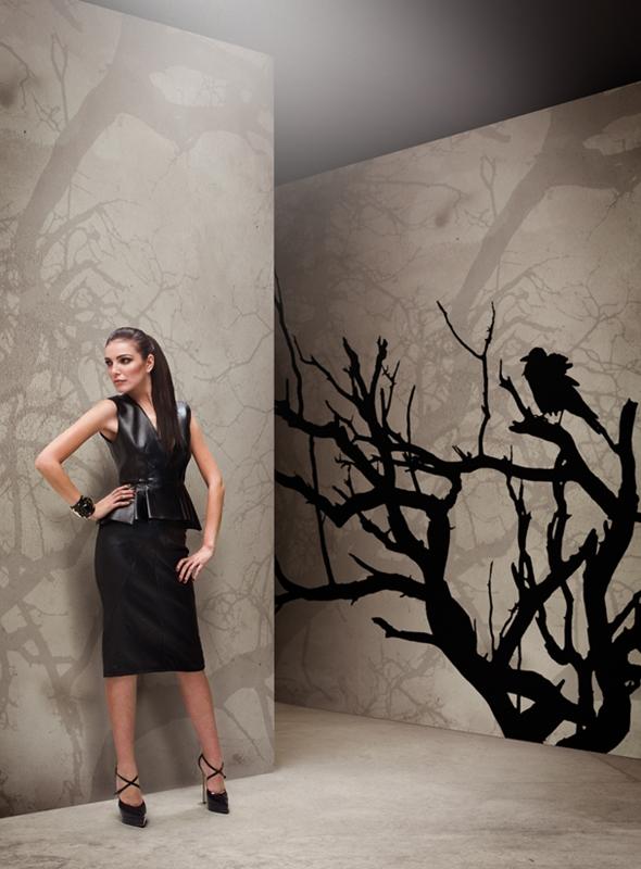 Обои для стен Wall&Deco 2014 Contemporary Wallpaper CROW 