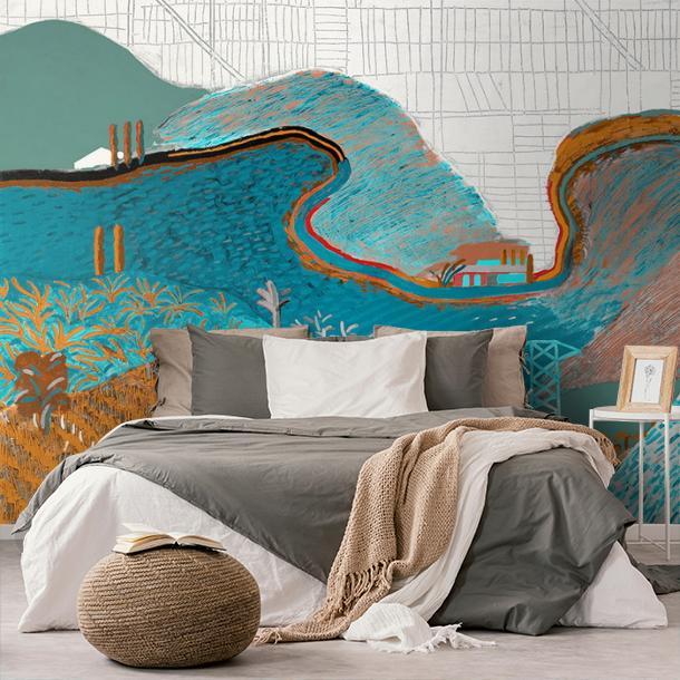 Обои для стен  Faboie Silk Painting II F-SN22004  6