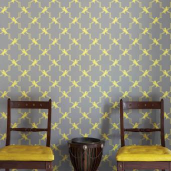 Обои для стен  Barneby Gates Barneby Walpapers horsetrellis_acidongr 