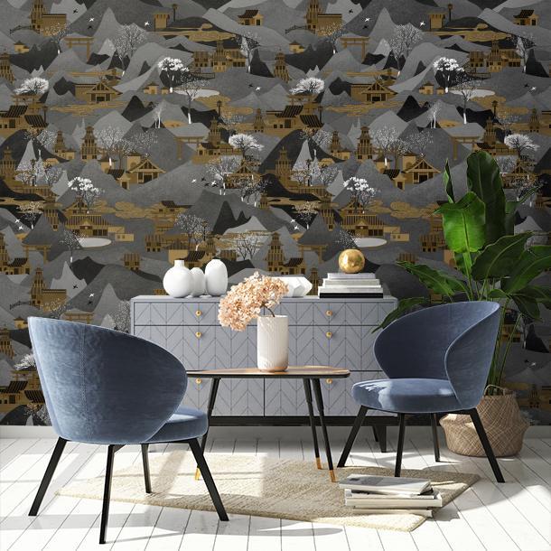 Обои для стен  Faboie Chinoiserie F-CN1805  2