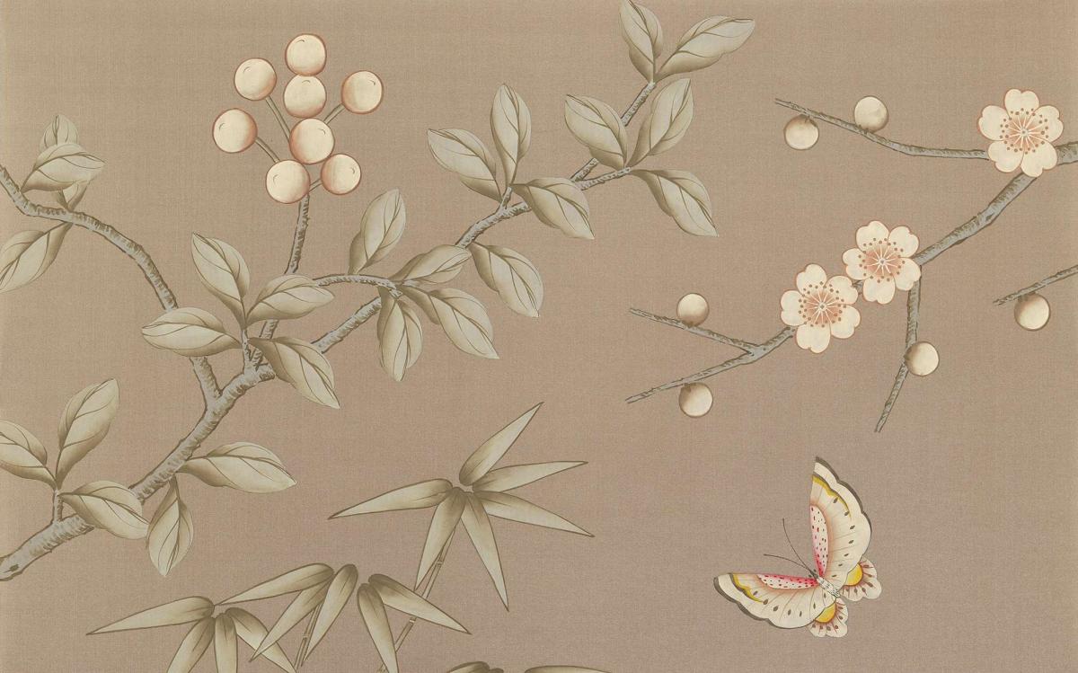 Обои для стен  Fromental Chinoiserie C008-sylvaner-col-morel 