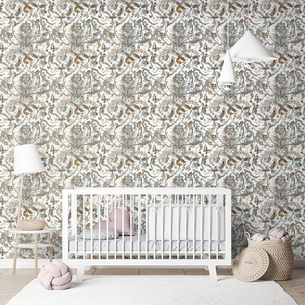 Обои для стен  Clarke&Clarke Mythica Wallcoverings W0213-01  8