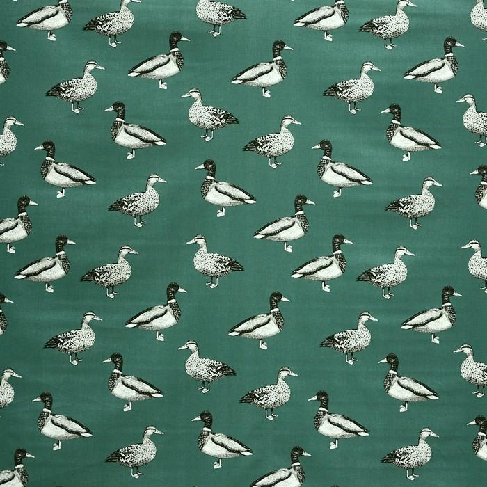 Ткань Prestigious Textiles Nature 5040 duck_5040-117 duck teal 