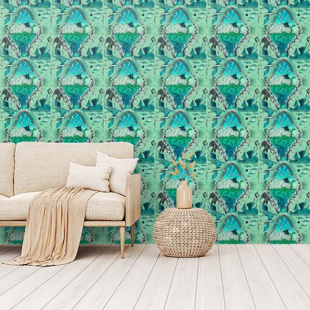 Обои для стен  Clarke&Clarke Mythica Wallcoverings W0214-02  4