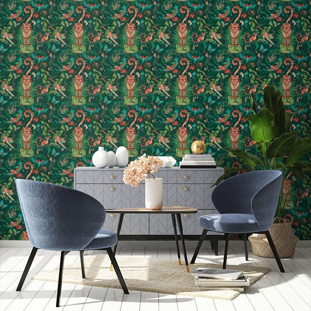 Обои для стен  Clarke&Clarke Mythica Wallcoverings W0213-02  2