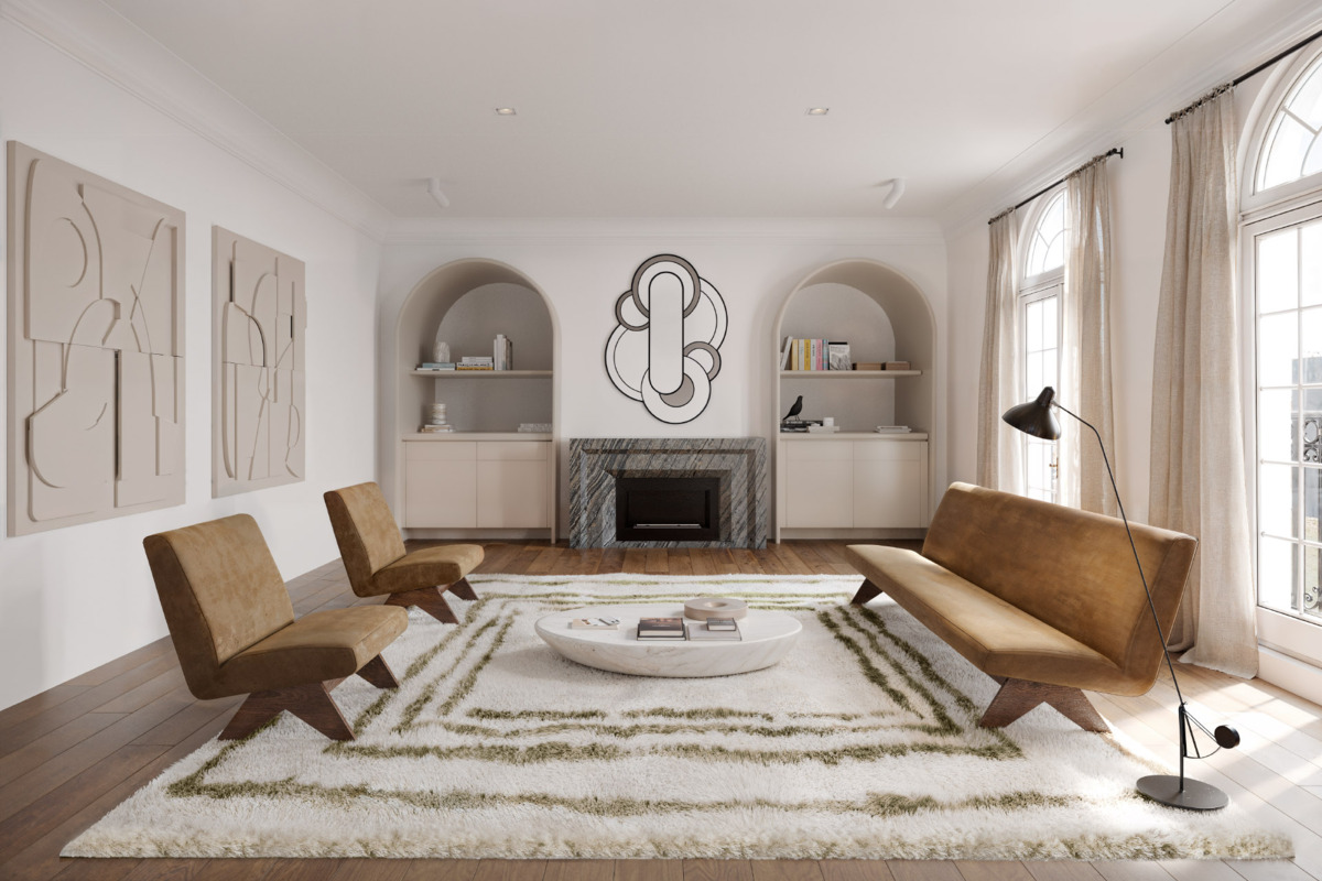 Ковер  Limited Edition  MJ32204_Cream_Olive_SV  1