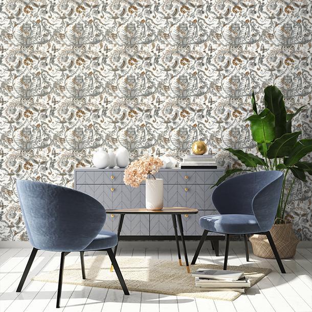 Обои для стен  Clarke&Clarke Mythica Wallcoverings W0213-01  2