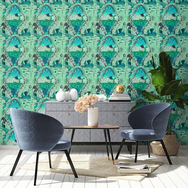 Обои для стен  Clarke&Clarke Mythica Wallcoverings W0214-02  2