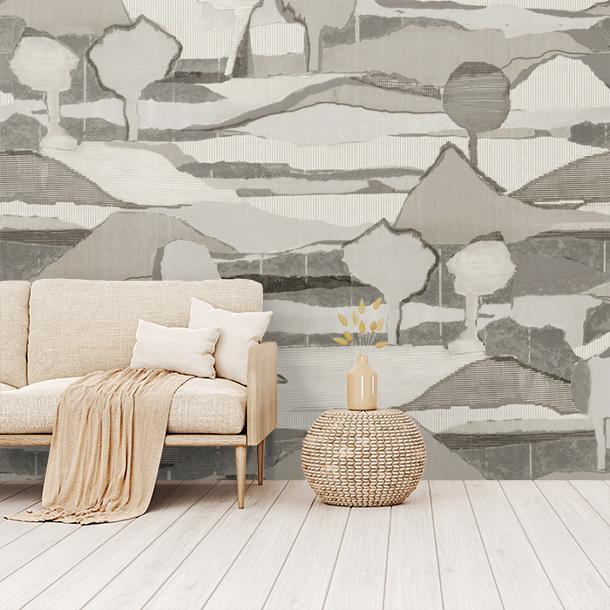 Обои для стен  Faboie Silk Painting I F-SN5001  4