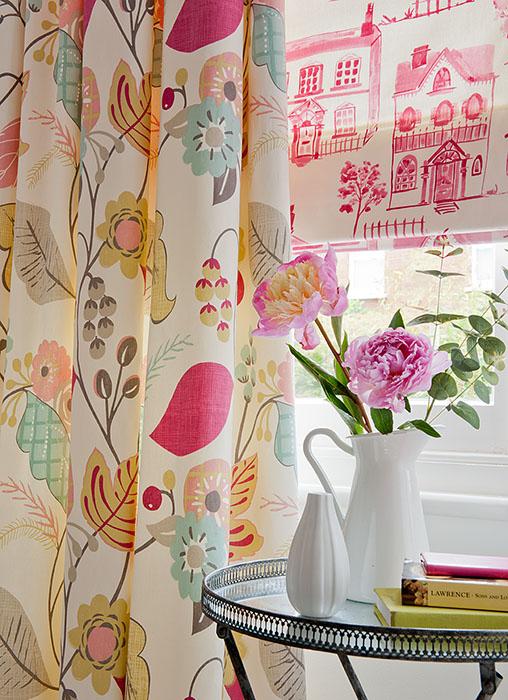 Ткань Eijffinger Fabrics Collection mardal roze U  купить в Москве по выгодной цене|Интернет-магазин дизайнерских решений Decorwall