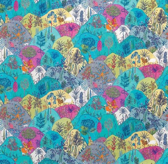 Ткань Matthew Williamson Durbar Fabrics F6945-01 