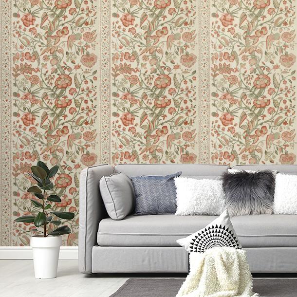 Метражные обои для стен  Zoffany Indienne Wallcoverings 313136  3