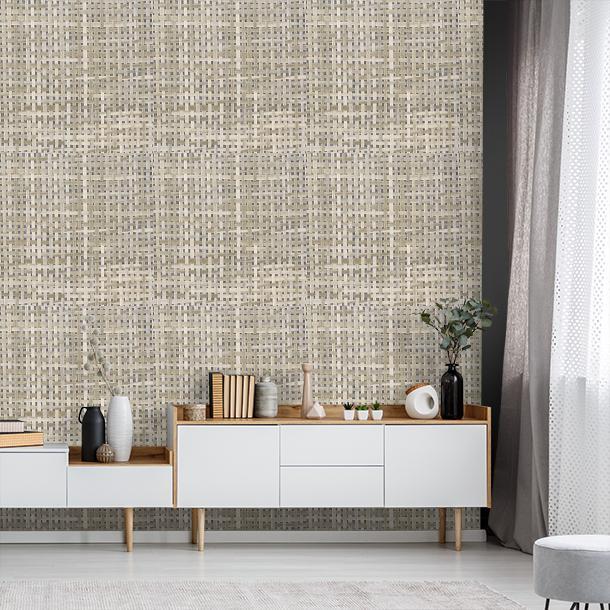 Метражные обои для стен   Metallic Paper Weaves PJ8983  5