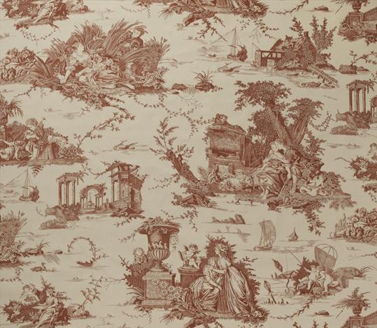 Ткань Marvic Textiles Toile Proposals III 7532-003 Terracotta 